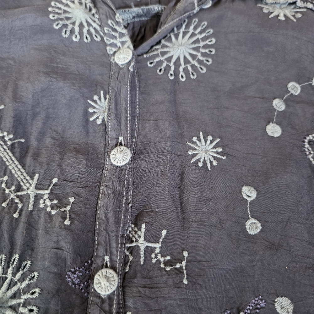 Johnny Was Boho Artisan Celestial Ceres Tunic Size Small - Picture 6 of 10